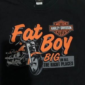 HARLEY DAVIDSON FAT BOY PIN UP GIRL